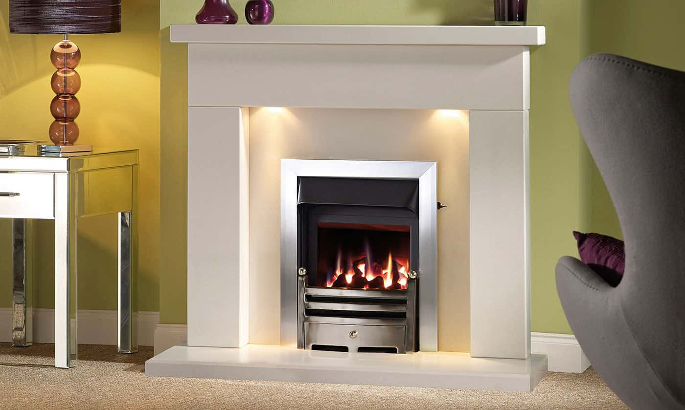 Belmonte Suite With Inset Gas Fire Ampthill Fireplaces